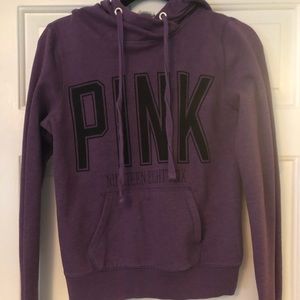 PINK purple pull over hoodie